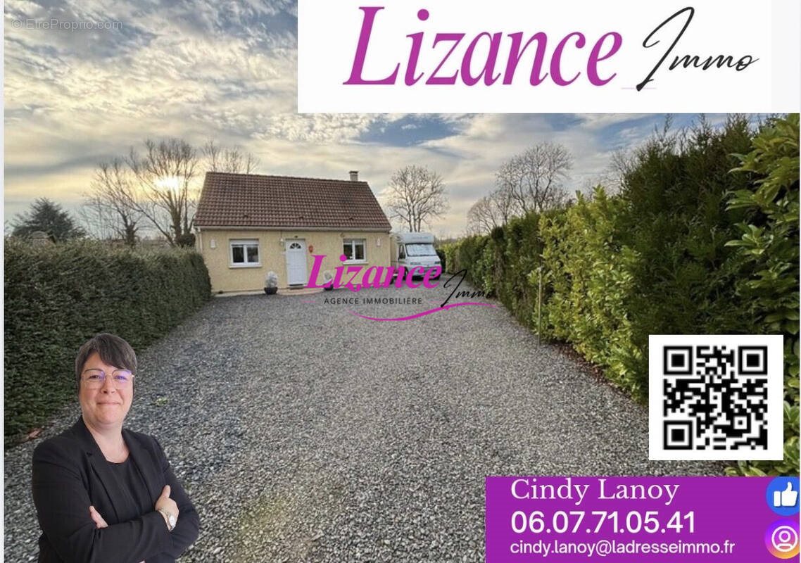 Maison à vendre, 60m², Villers-Guislain