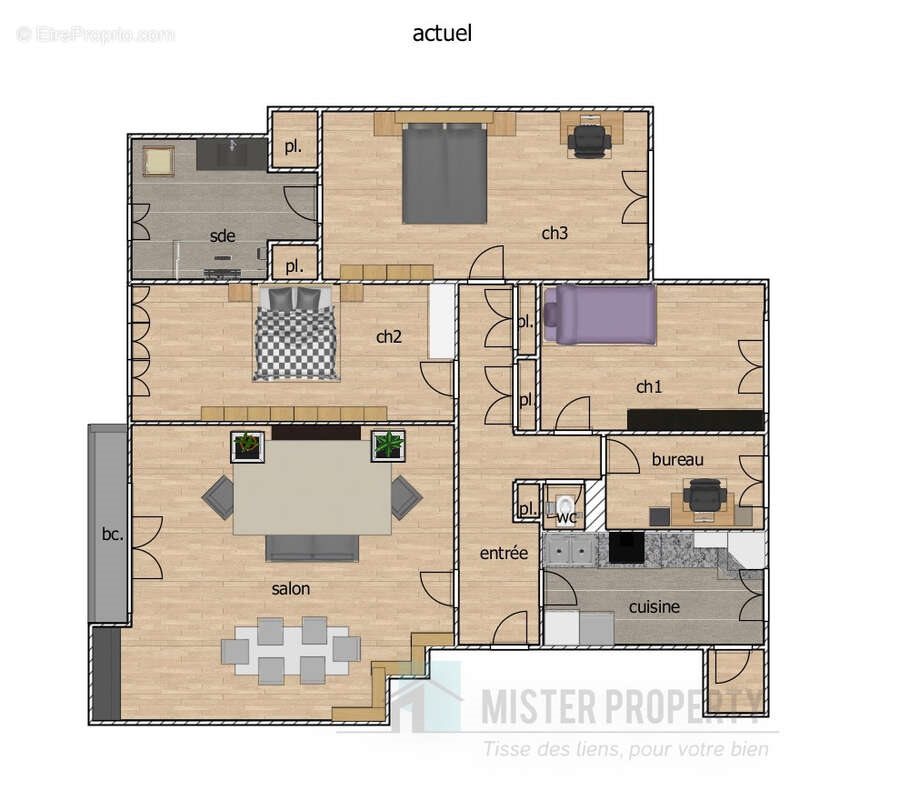 Appartement à vendre, 92m², Rueil-Malmaison