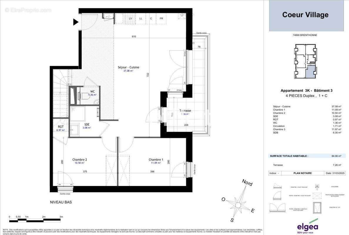 Appartement à vendre, 85m², Brenthonne