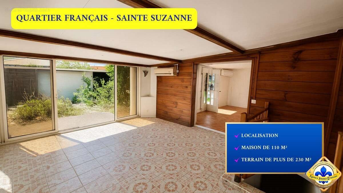 Maison à vendre, 110m², Sainte-Suzanne