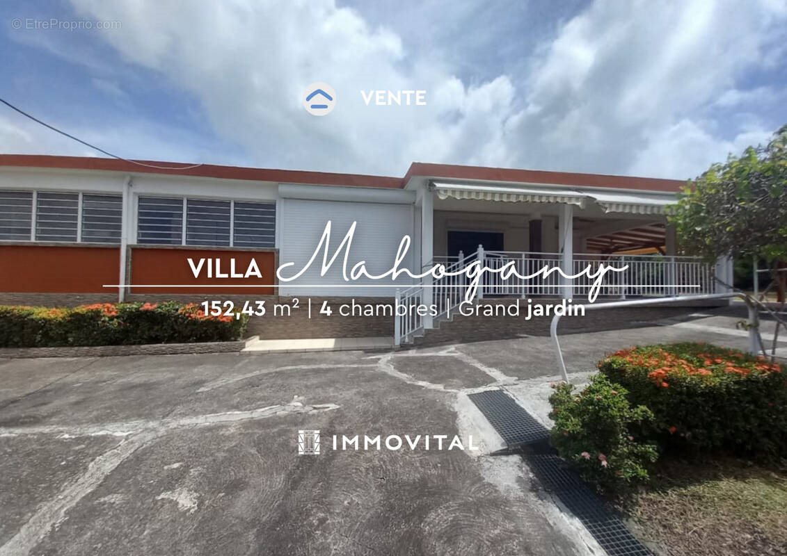 Maison à vendre, 152m², Le Moule