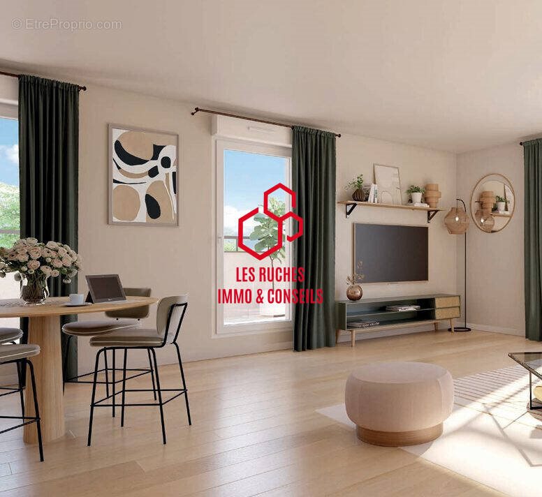 Appartement à vendre, 63m², Melun