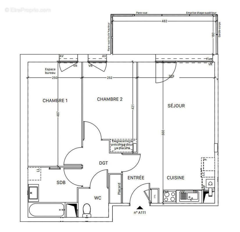 Appartement à vendre, 66m², Tournefeuille