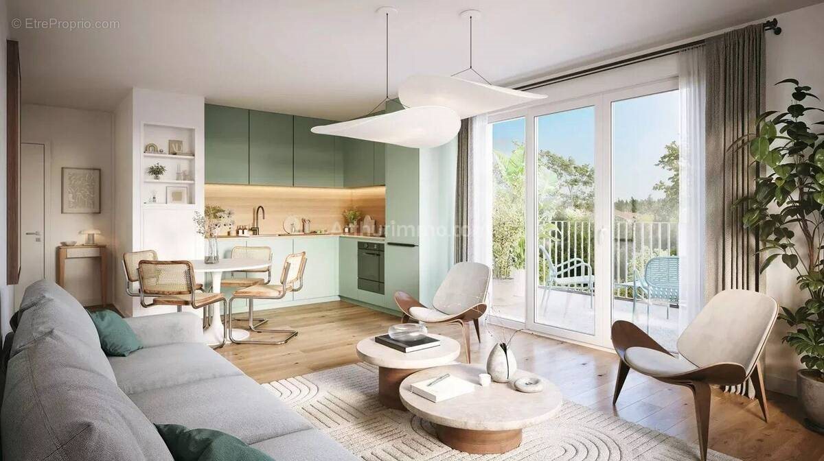 Appartement à vendre, 61m², Le Coudray-Montceaux