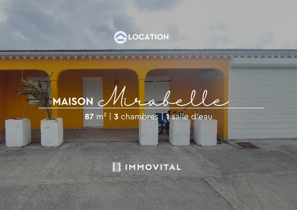 Maison à vendre, 87m², Le Moule
