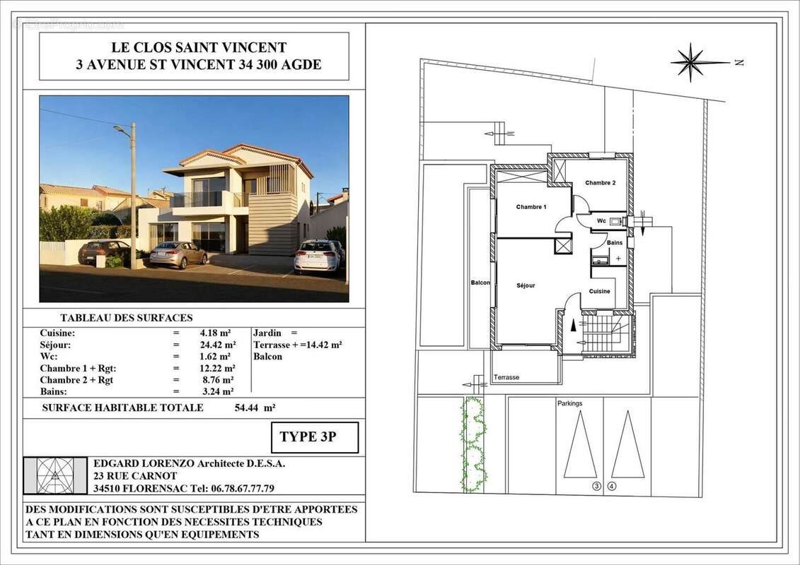 Appartement à vendre, 55m², Agde (Cap d'Agde)