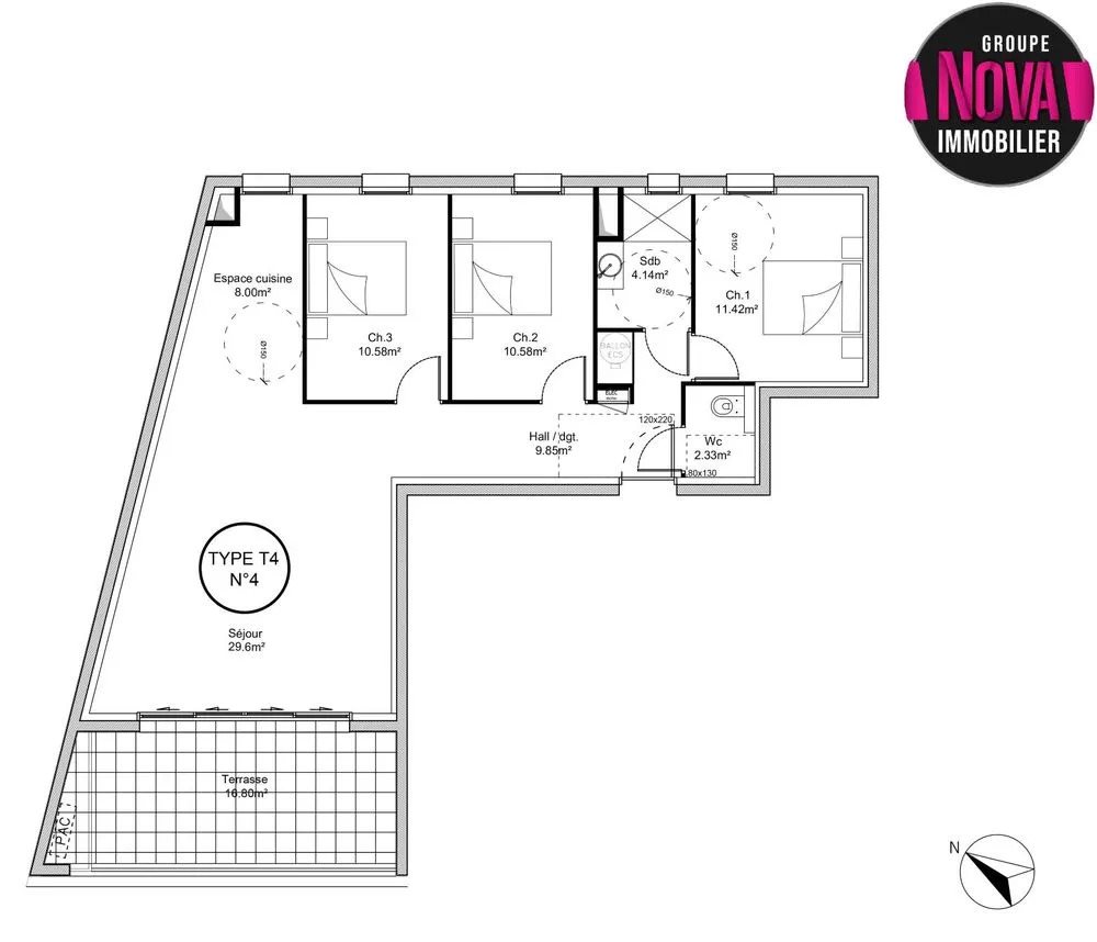 Appartement à vendre, 86m², Marsillargues