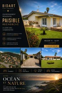 Maison à vendre, 103m², Bidart