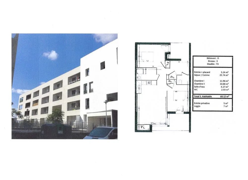 Appartement à vendre, 60m², Balma