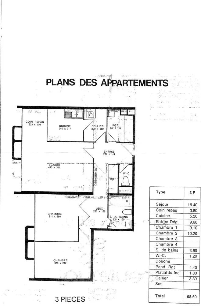 Appartement à vendre, 76m², Dammarie-les-Lys