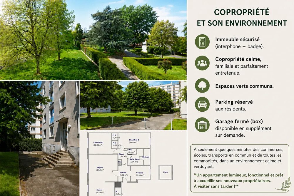 Appartement à vendre, 68m², Rennes