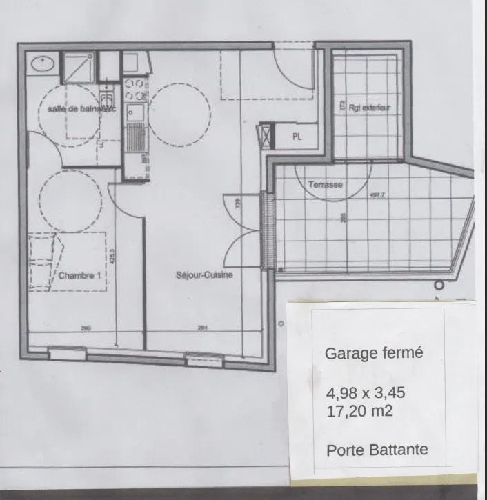 Appartement à vendre, 43m², L'Isle-d'Abeau