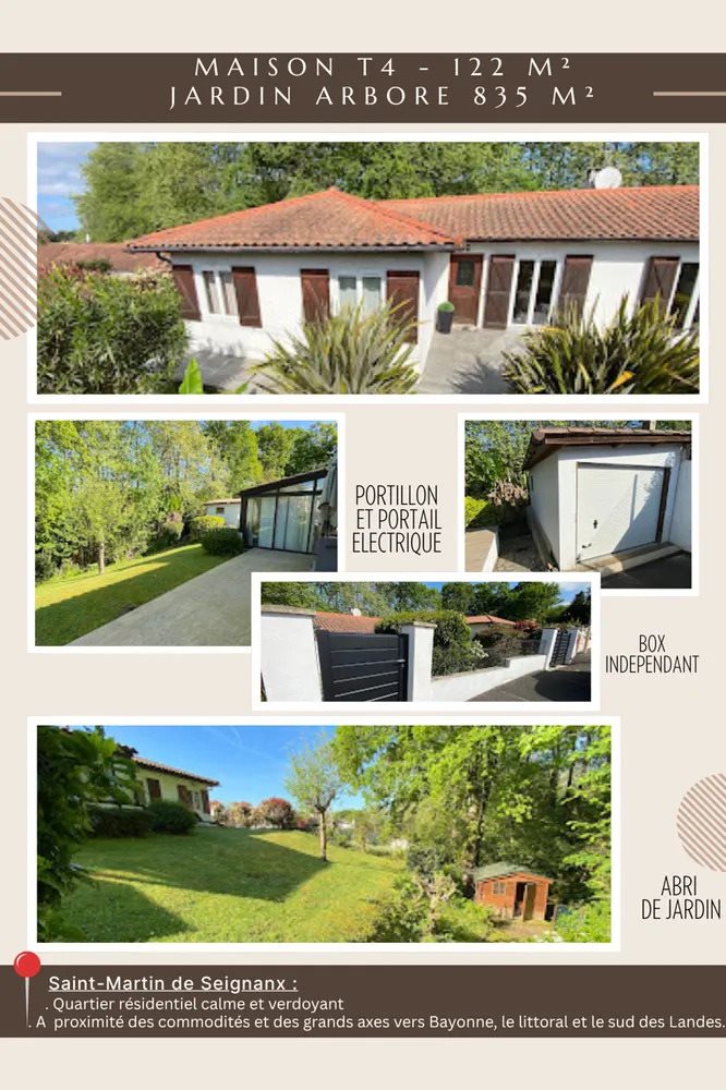 Maison à vendre, 122m², Saint-Martin-de-Seignanx