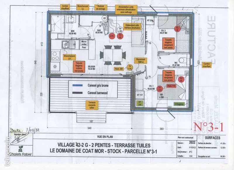 Maison à vendre, 45m², Pont-l'Abbé