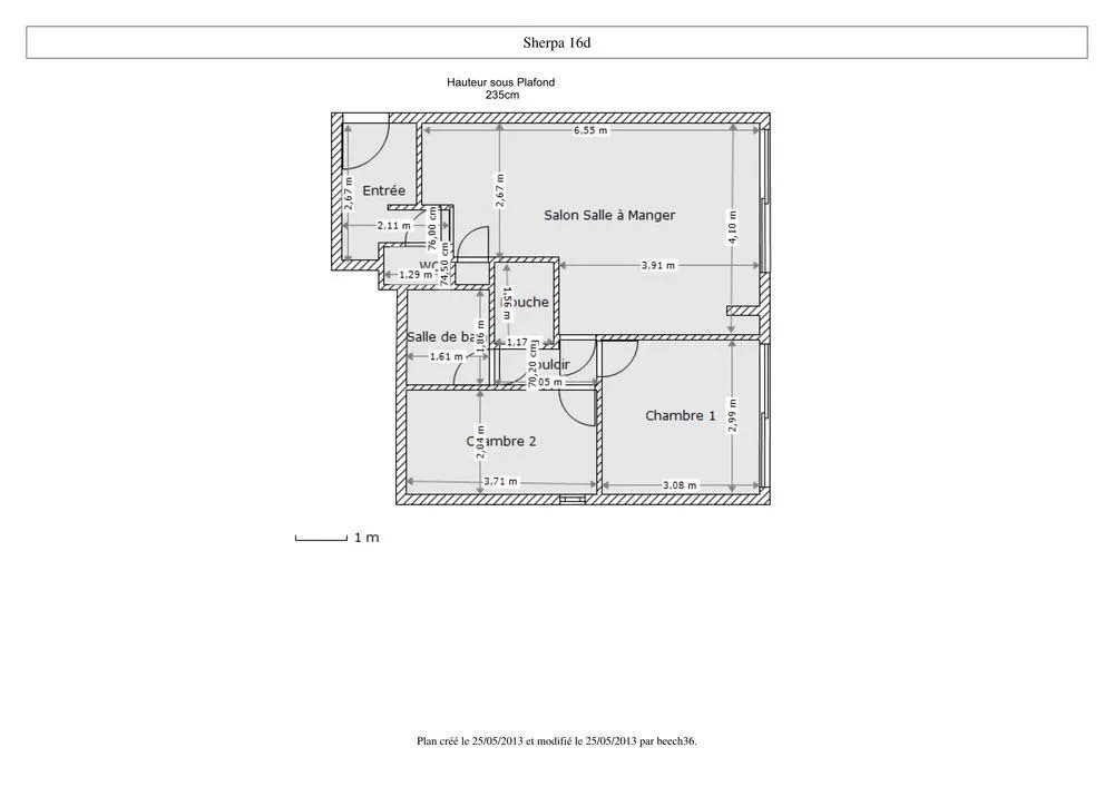Appartement à vendre, 63m², Les Allues (Méribel)