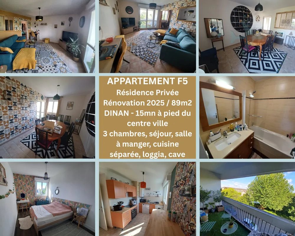 Appartement à vendre, 89m², Dinan