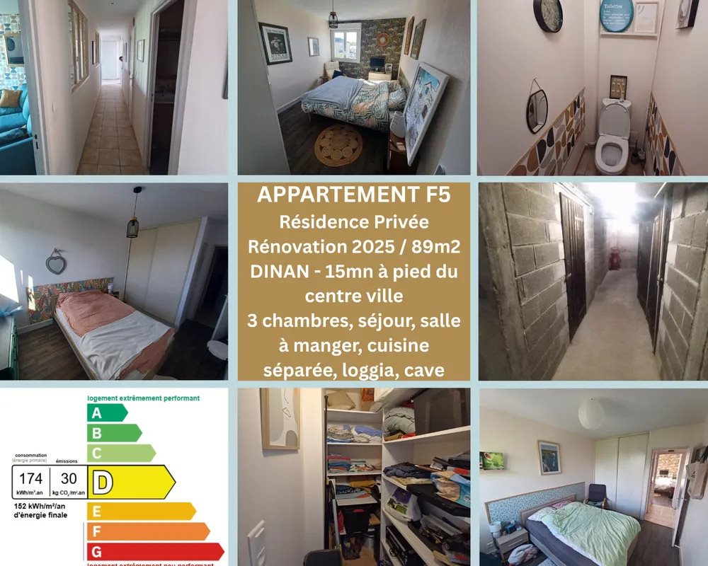 Appartement à vendre, 89m², Dinan