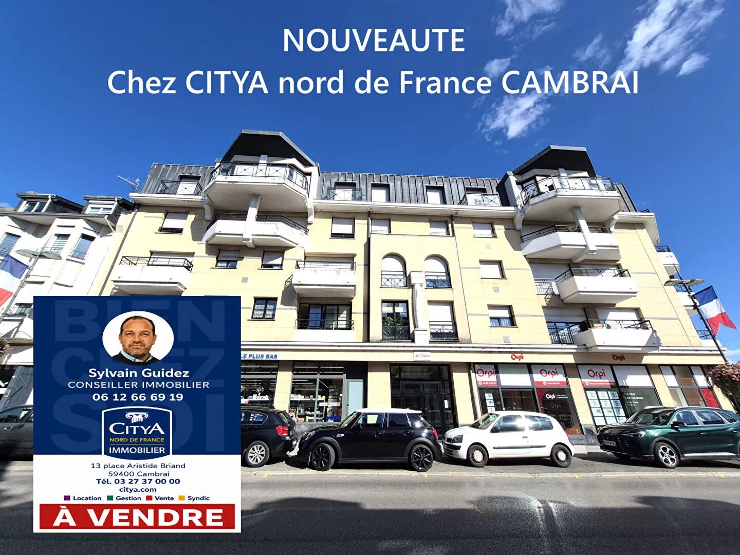 Appartement à vendre, 131m², Cambrai