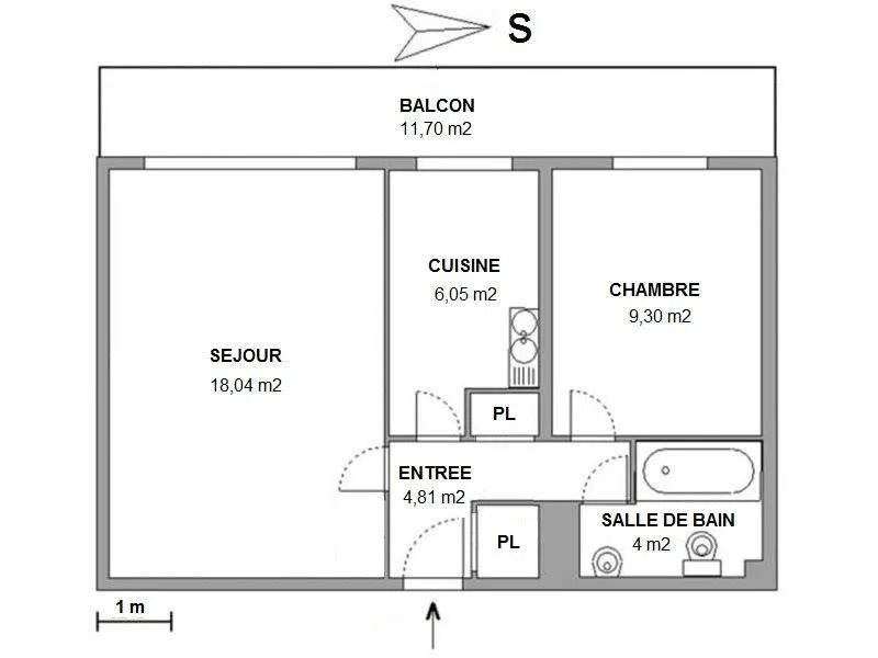 Appartement à vendre, 42m², Toulon