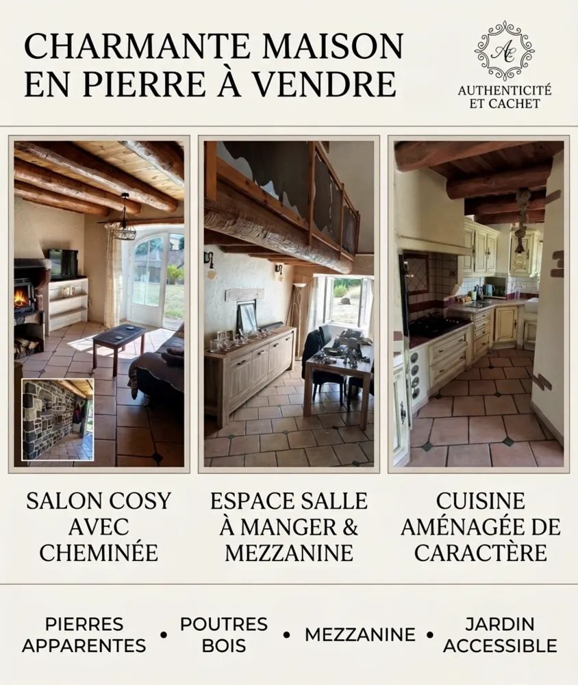 Maison à vendre, 110m², Saint-Haon