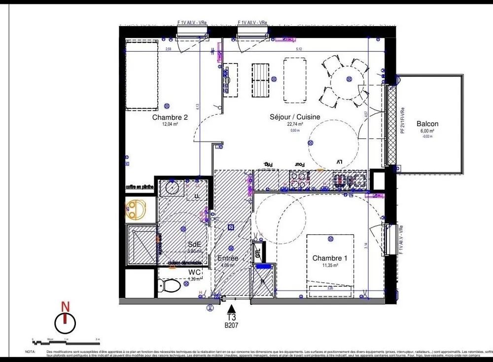 Appartement à vendre, 60m², Chartres