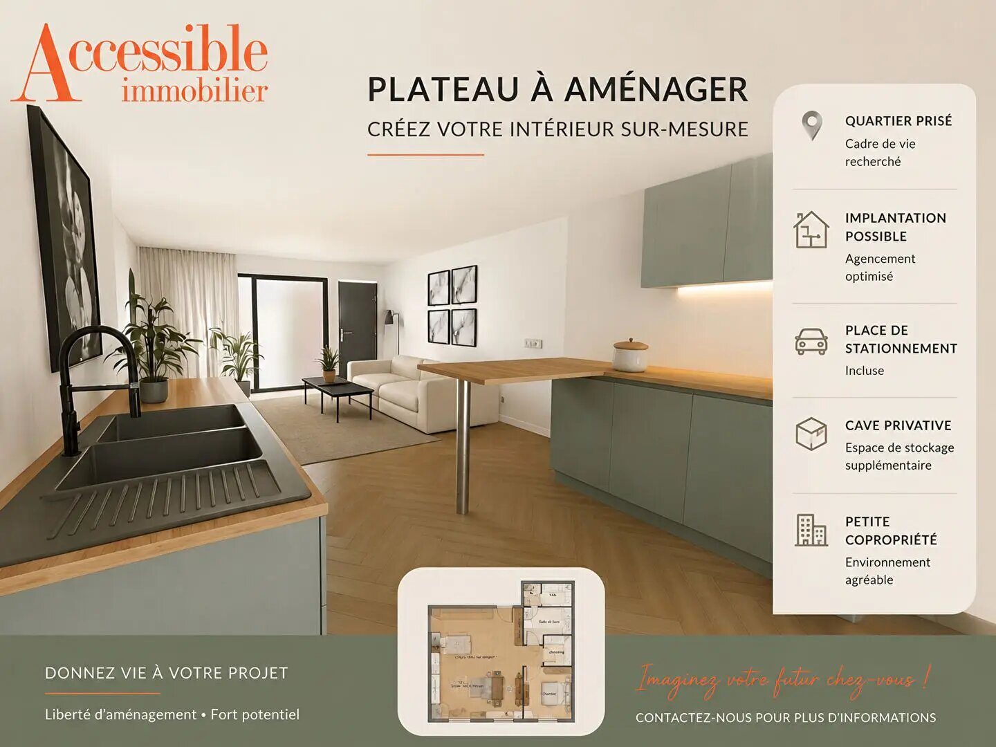 Appartement à vendre, 65m², Aix-les-Bains