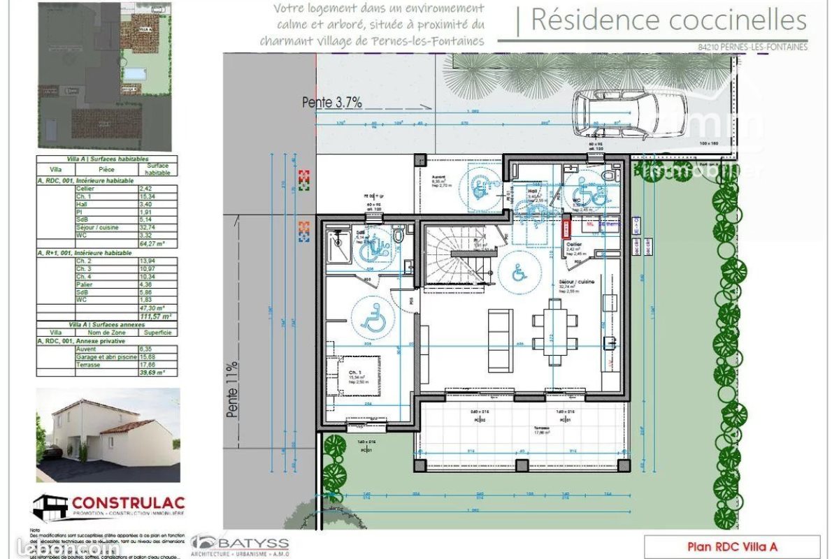 Maison à vendre, 111m², Pernes-les-Fontaines