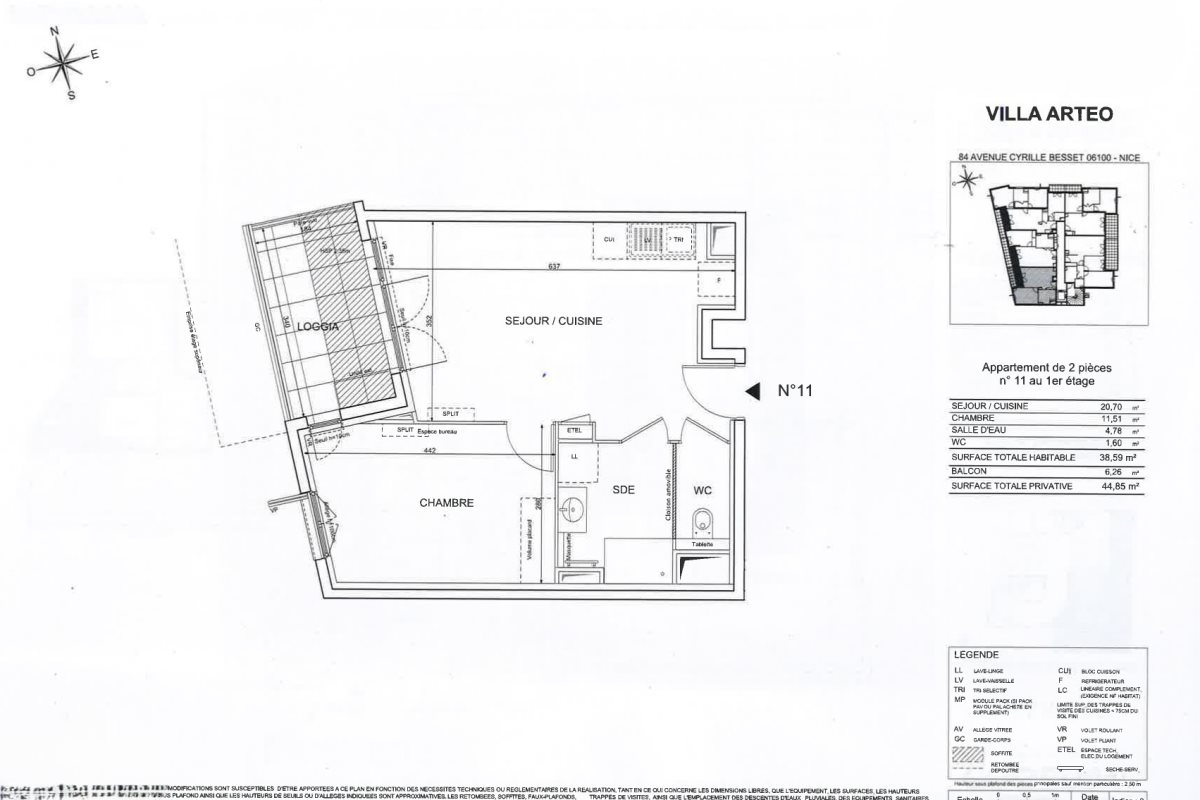 Appartement à vendre, 38m², Nice