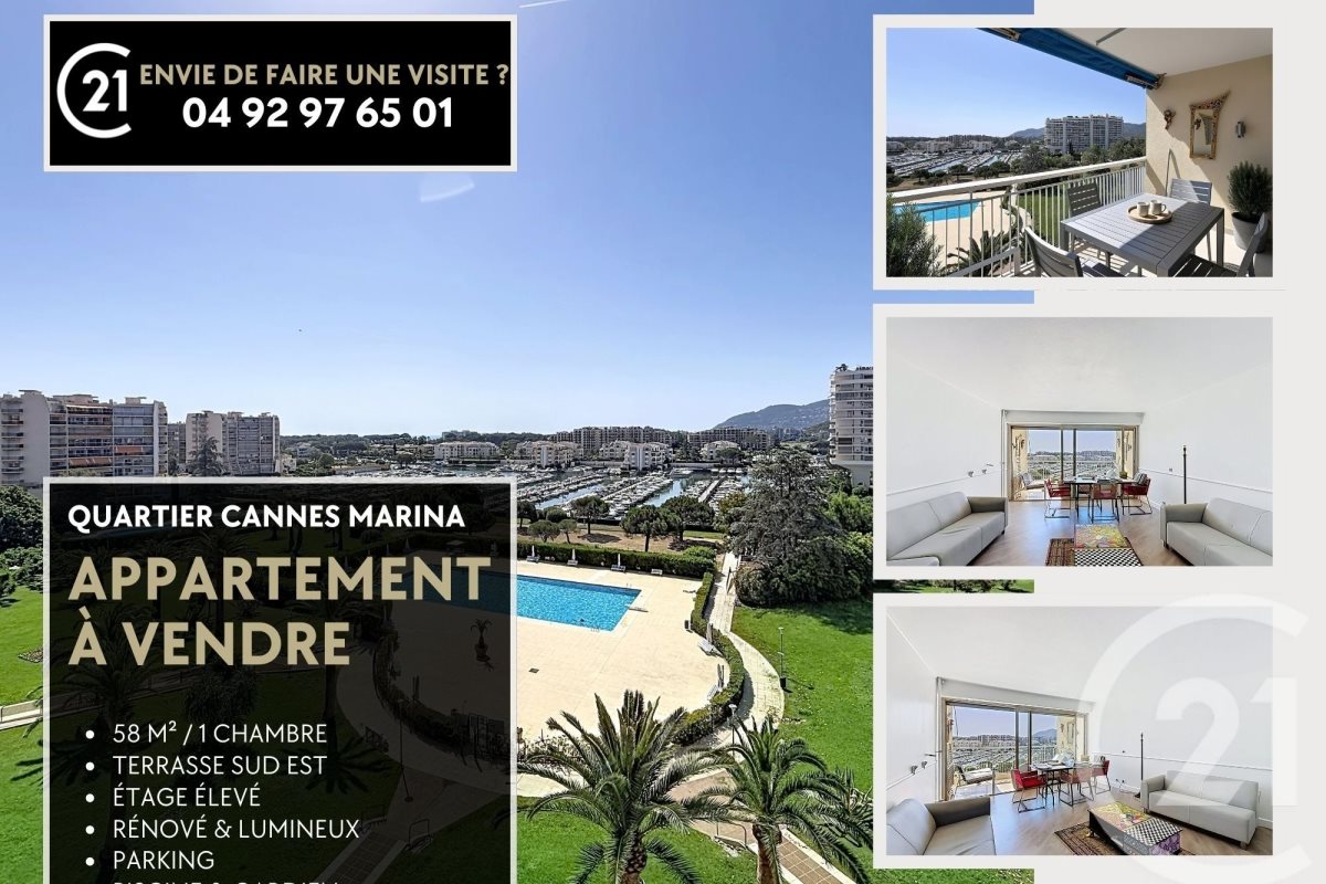 Appartement à vendre, 59m², Mandelieu-la-Napoule