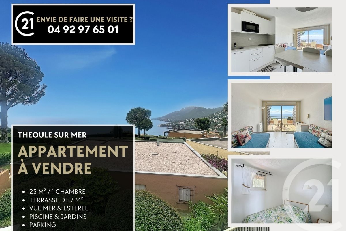 Appartement à vendre, 25m², Théoule-sur-Mer