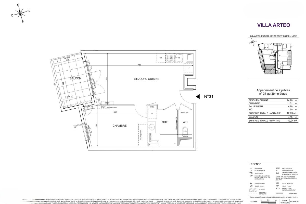 Appartement à vendre, 42m², Nice
