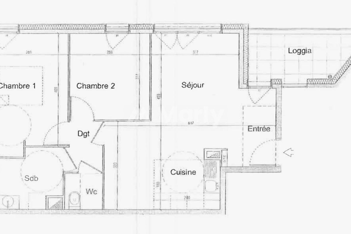 Appartement à vendre, 58m², Montreuil