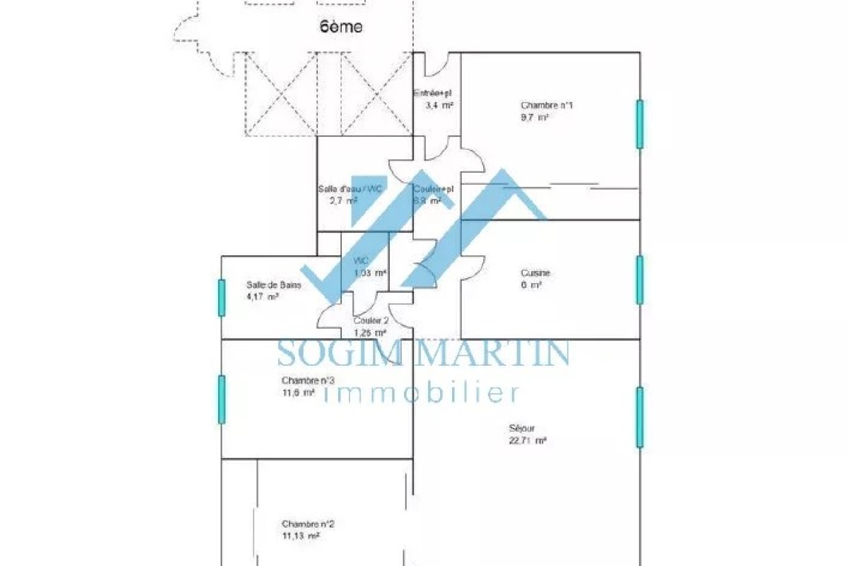 Appartement à vendre, 80m², Menton