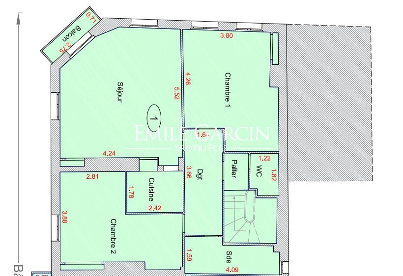 Appartement à vendre, 107m², Deauville