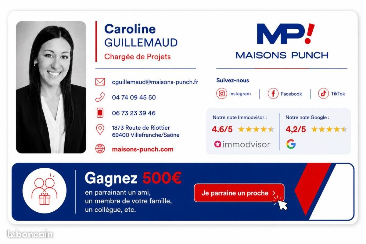 Maison à vendre, 105m², Saint-Didier-sur-Chalaronne
