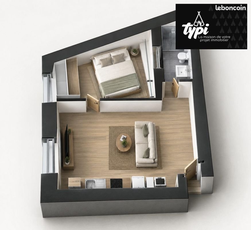 Appartement à vendre, 33m², Lorient
