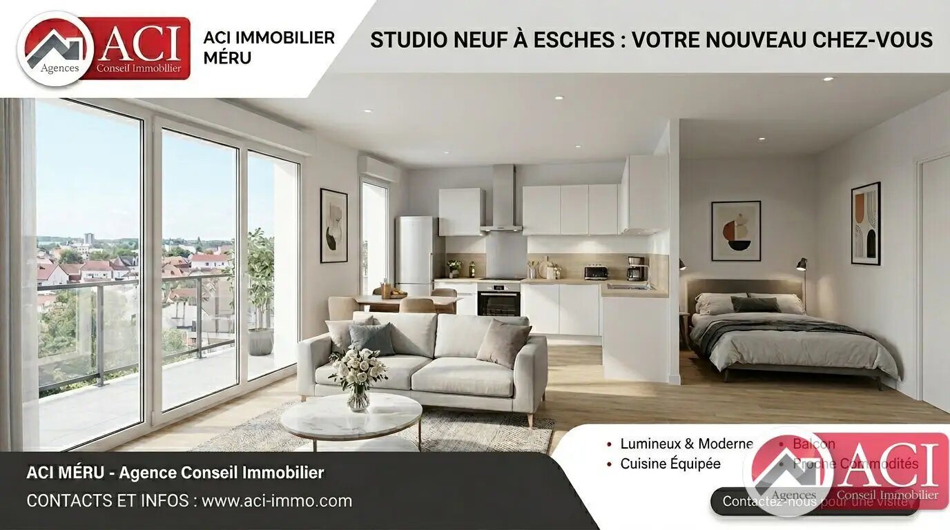 Appartement à vendre, 33m², Amblainville