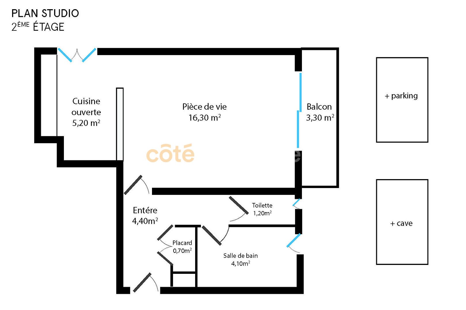 Appartement à vendre, 32m², Cholet