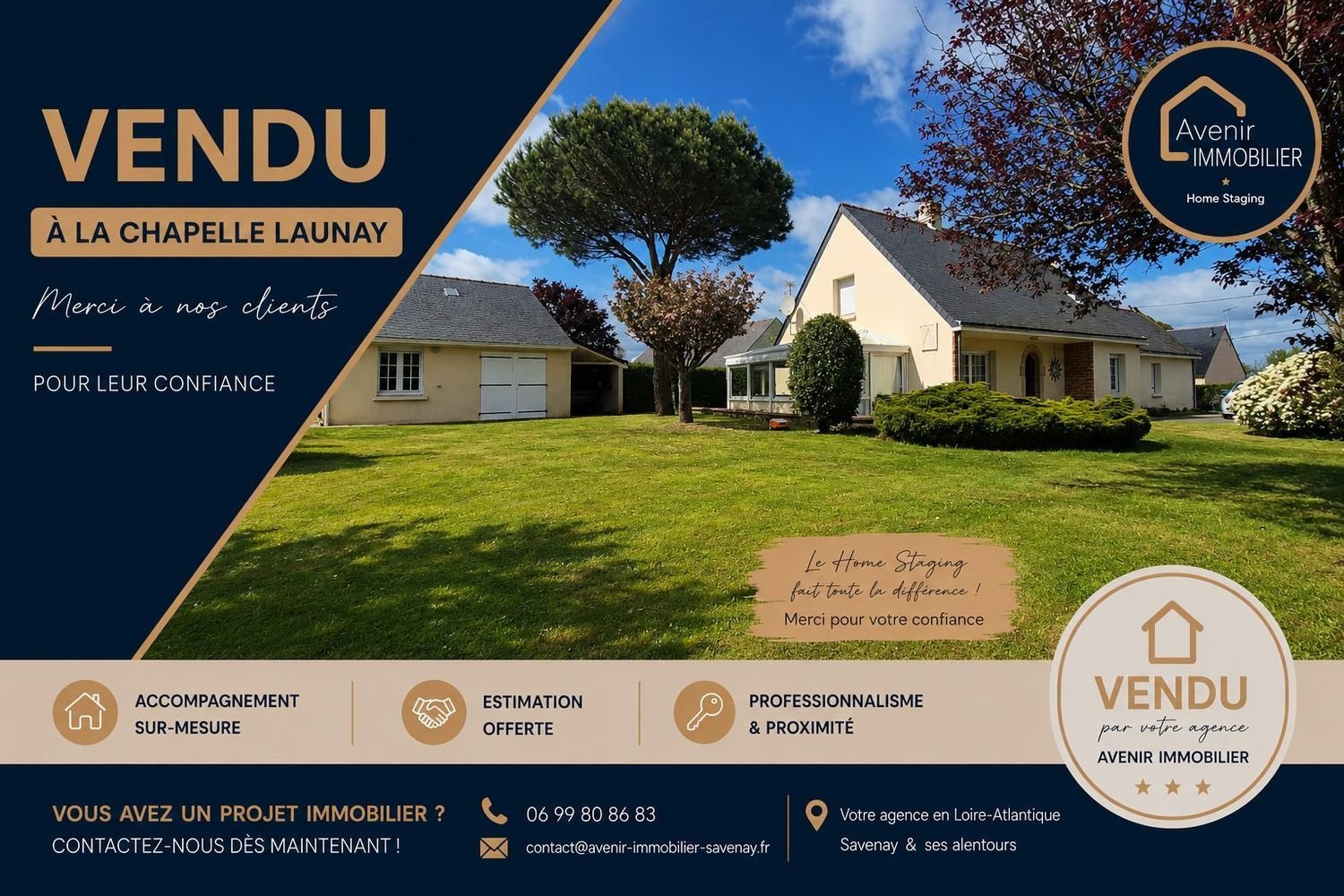 Maison à vendre, 150m², La Chapelle-Launay