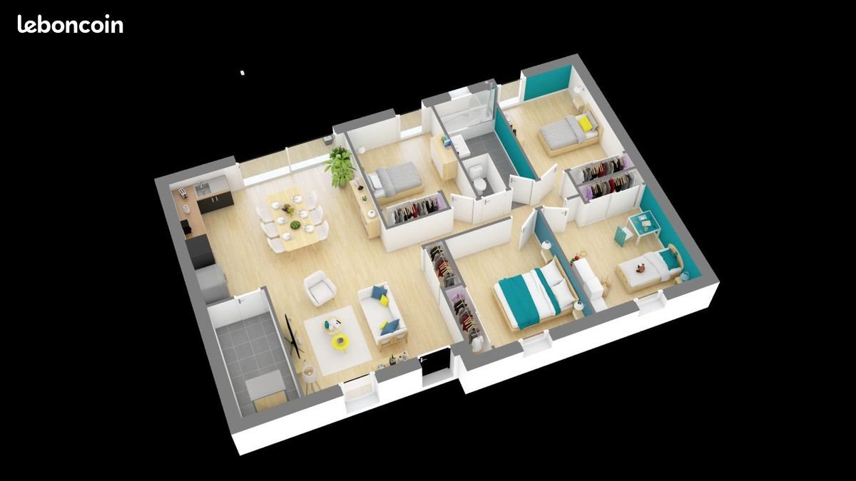 Maison à vendre, 111m², Mettray