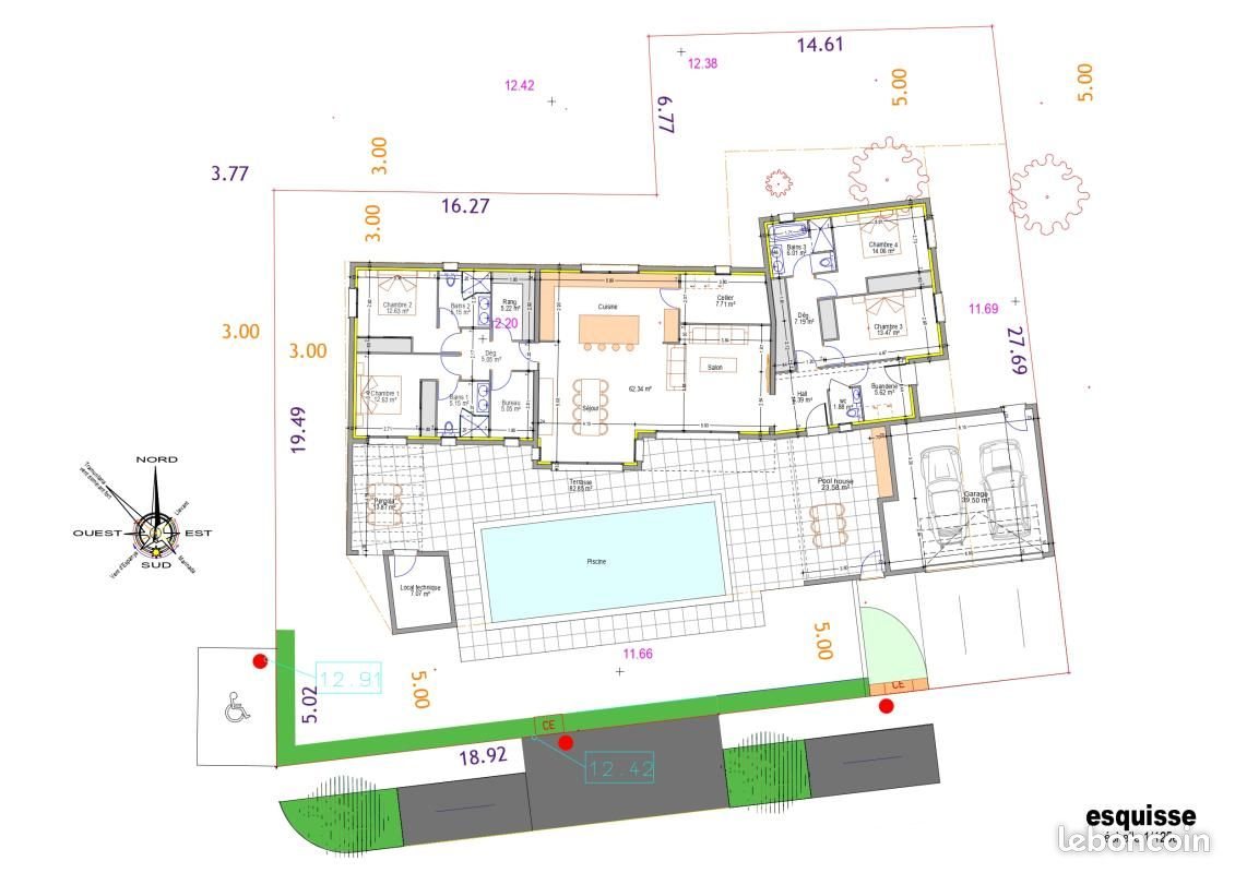 Maison à vendre, 137m², La Palme