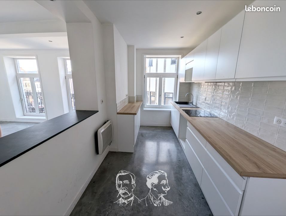 Appartement à louer, 80m², Roubaix