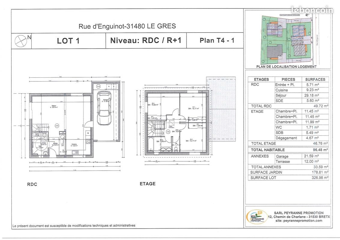 Maison à vendre, 96m², Le Grès
