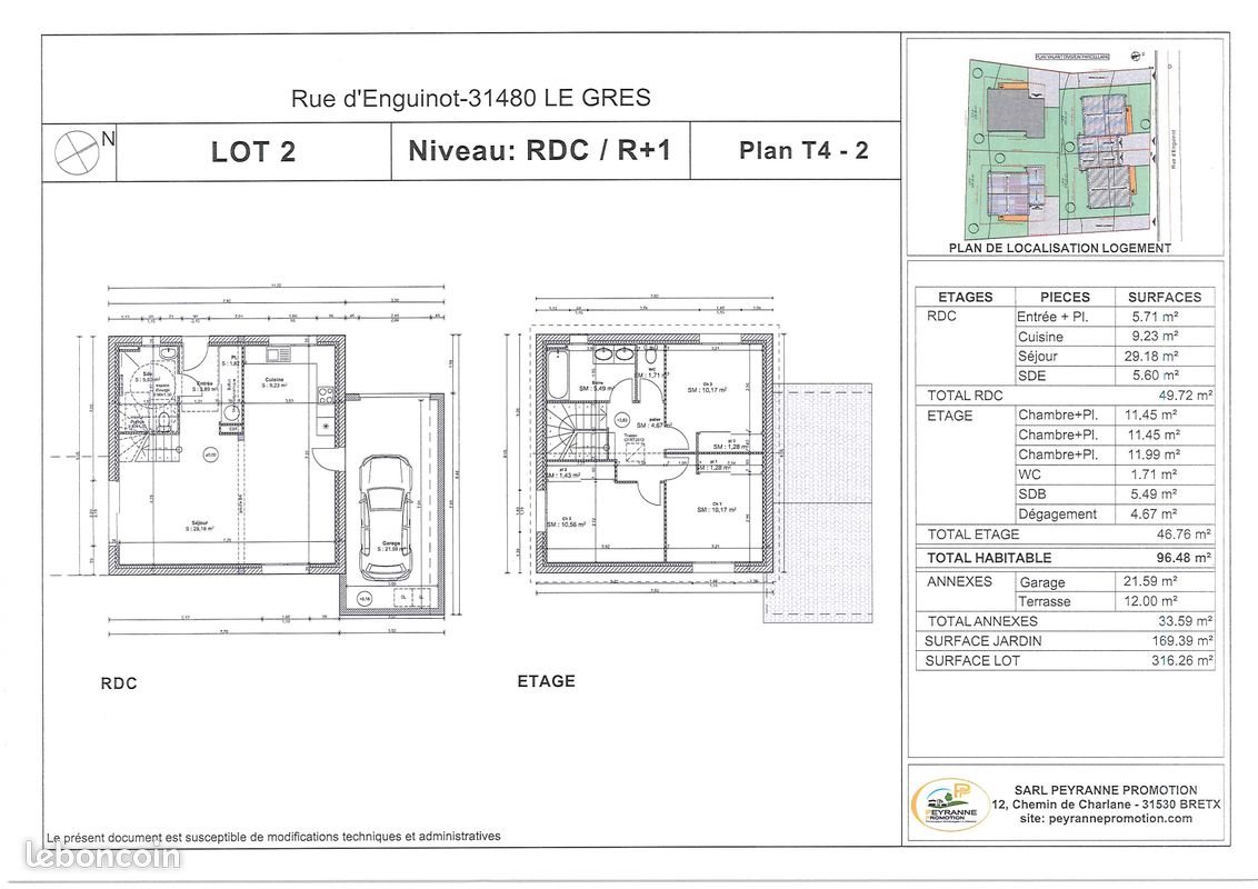 Maison à vendre, 96m², Le Grès