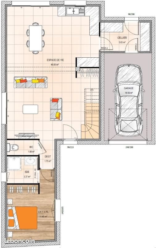 Maison à vendre, 100m², Les Ponts-de-Cé