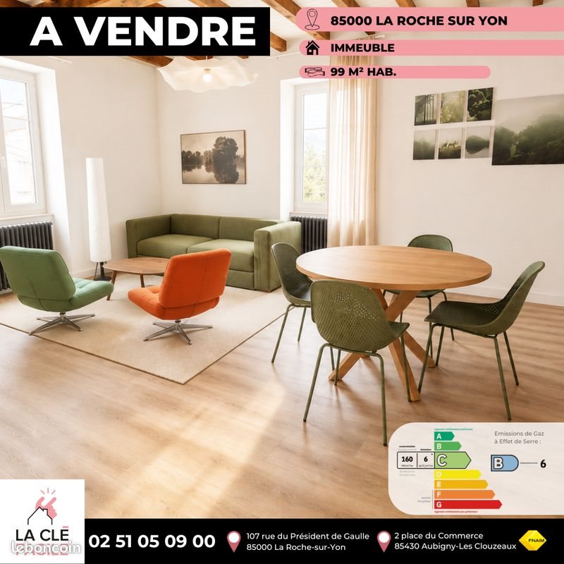 Maison à vendre, 99m², La Roche-sur-Yon