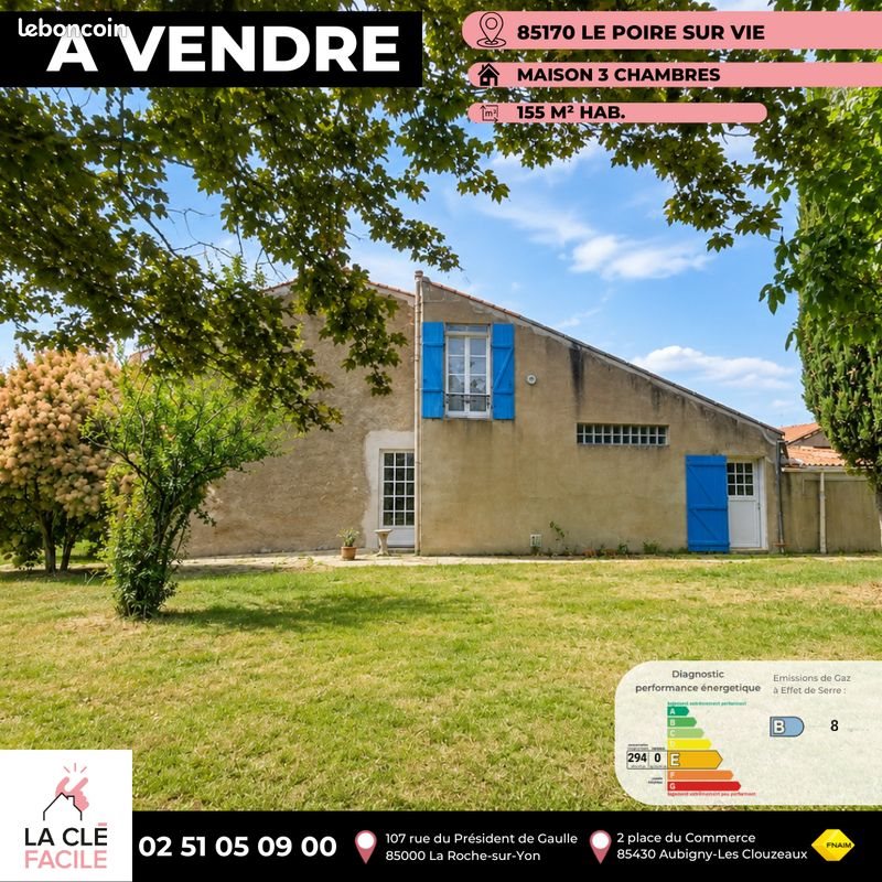 Maison à vendre, 155m², Le Poiré-sur-Vie