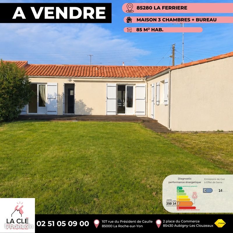 Maison à vendre, 85m², La Ferrière