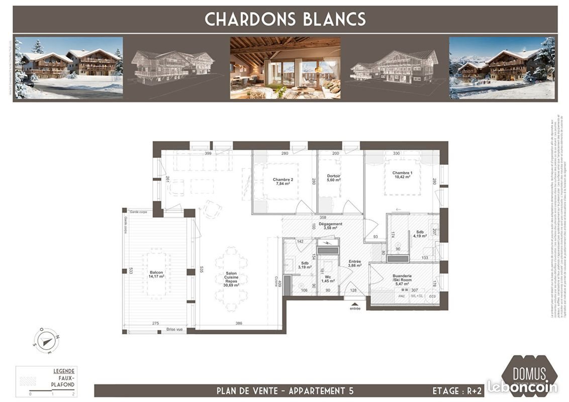 Appartement à vendre, 76m², Crest-Voland (Les Saisies)