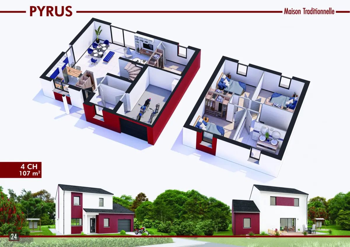 Maison à vendre, 6m², Pontoy